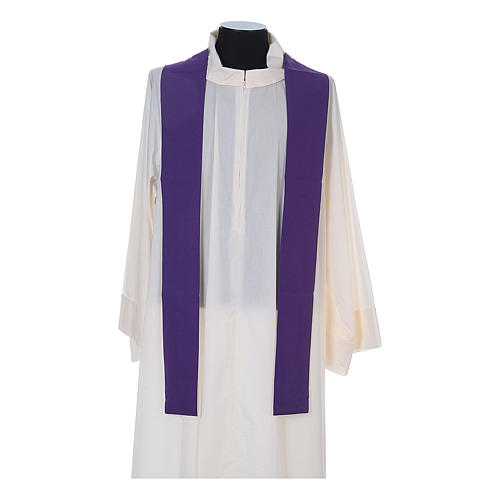 Gothic Chasuble with cross wheat and grapes in polyester 12
