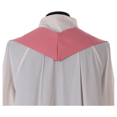 Chasuble in polyester IHS and wheat 6