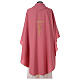 Chasuble in polyester IHS and wheat s4