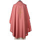 Pink chasuble, shiny polyester, Chi-Rho s4