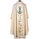 Chasuble Mary and flowers 100% wool s5