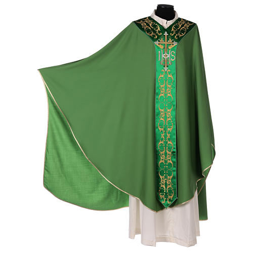 Catholic Chasuble in 100% wool with Cross 2