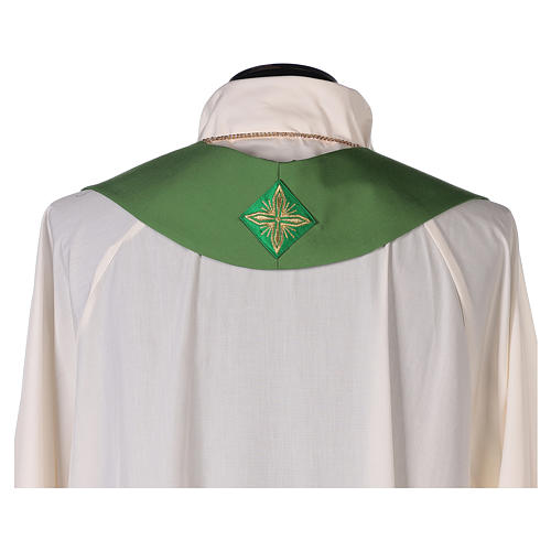Catholic Chasuble in 100% wool with Cross 9