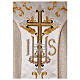 Medieval chasuble 100% pure wool with flower embroidery s2