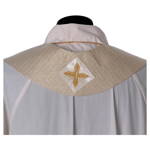 Wool Medieval Chasuble with flower embroidery 9