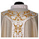 Wool Medieval Chasuble with flower embroidery s5