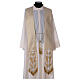 Wool Medieval Chasuble with flower embroidery s6