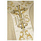 Medieval chasuble 100% pure silk with flower embroidery s3
