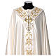 Medieval chasuble 100% pure silk with flower embroidery s4