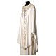 Medieval chasuble 100% pure silk with flower embroidery s5