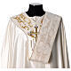 Medieval chasuble 100% pure silk with flower embroidery s8