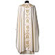 Medieval chasuble 100% pure silk with flower embroidery s9