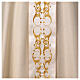 Catholic Chasuble in 90% wool 10% lurex with Cross and decorations s3