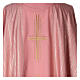 Chasuble 100% pure laine vierge double retors Tasmanie 3 croix rose s5