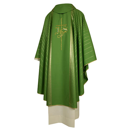 Chasuble in wool embroidered cloth 1