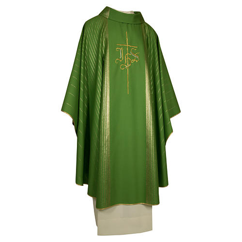 Chasuble in wool embroidered cloth 3
