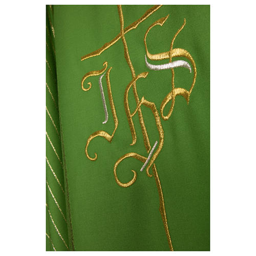 Chasuble in wool embroidered cloth 4