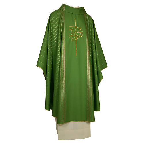 Sacred Chasuble in wool embroidered cloth 3