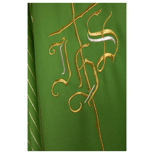 Sacred Chasuble in wool embroidered cloth 4