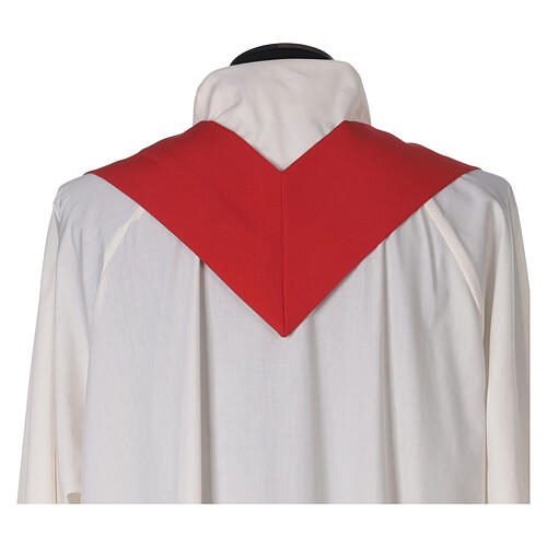 Chasuble in polyester with IHS decoration 11