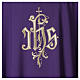 Chasuble in polyester with IHS decoration s2