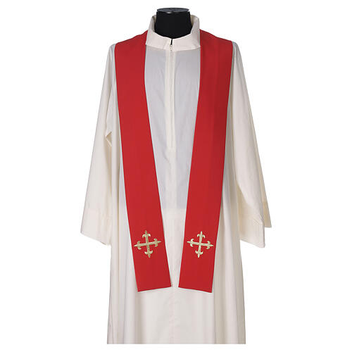 Chasuble polyester décor IHS 9
