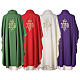 Chasuble polyester décor IHS s8