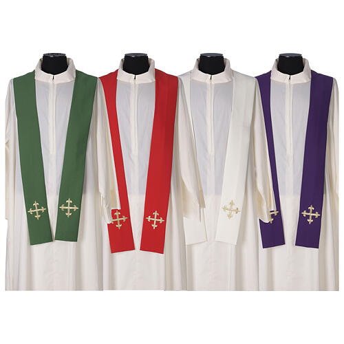 IHS Chasuble with Roll Collar in polyester 10