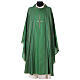 Striped chasuble, wool and lurex Gamma s1