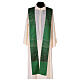 Striped chasuble, wool and lurex Gamma s8