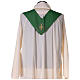 Striped chasuble, wool and lurex Gamma s10