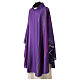 Casulla de tejido rayado de lana y lurex Gamma s3