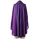 Casulla de tejido rayado de lana y lurex Gamma s5