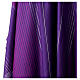 Chasuble en tissu à rayures en laine et lurex Gamma s4