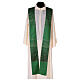 Striped chasuble in wool and lurex Gamma s8