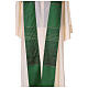 Striped chasuble in wool and lurex Gamma s9
