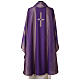 Chasuble en tissu rayé laine lurex Gamma s5
