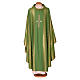 Cross chasuble wool and lurex Gamma s1