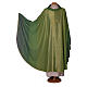Priest chasuble with cross machine embroidered, wool and lurex Gamma s1