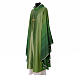 Priest chasuble with cross machine embroidered, wool and lurex Gamma s7