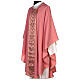 Pink Priest Chasuble with gold frontal orphrey s3