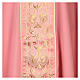 Pink Priest Chasuble with gold frontal orphrey s5