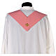 Pink Priest Chasuble with gold frontal orphrey s8