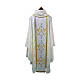 Chasuble ivoire mariale damassée s2