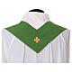 Chasuble in Vatican fabric with gold and silver embroidery s12