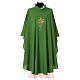 Gothic Chasuble in Vatican fabric with gold and silver embroidery s3