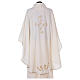 Gothic Chasuble in canvas with lateral embroideries and central cross s5
