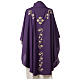 Chasuble pure laine broderies et pierres s9