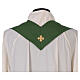 Priest Chasuble in pure wool with embroideries and precious stones s12