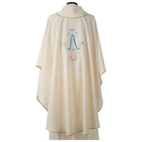 Chasuble with Marian symbol 5